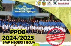 PPDB SMP NEGERI 1 BOJA TAHUN AJARAN 2024-2025